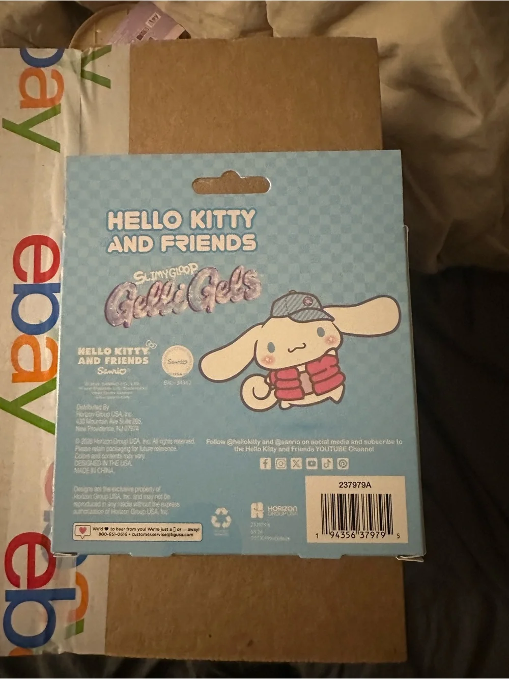 Hello Kitty & Friends Gelli Gels squish - Sparkling Blue